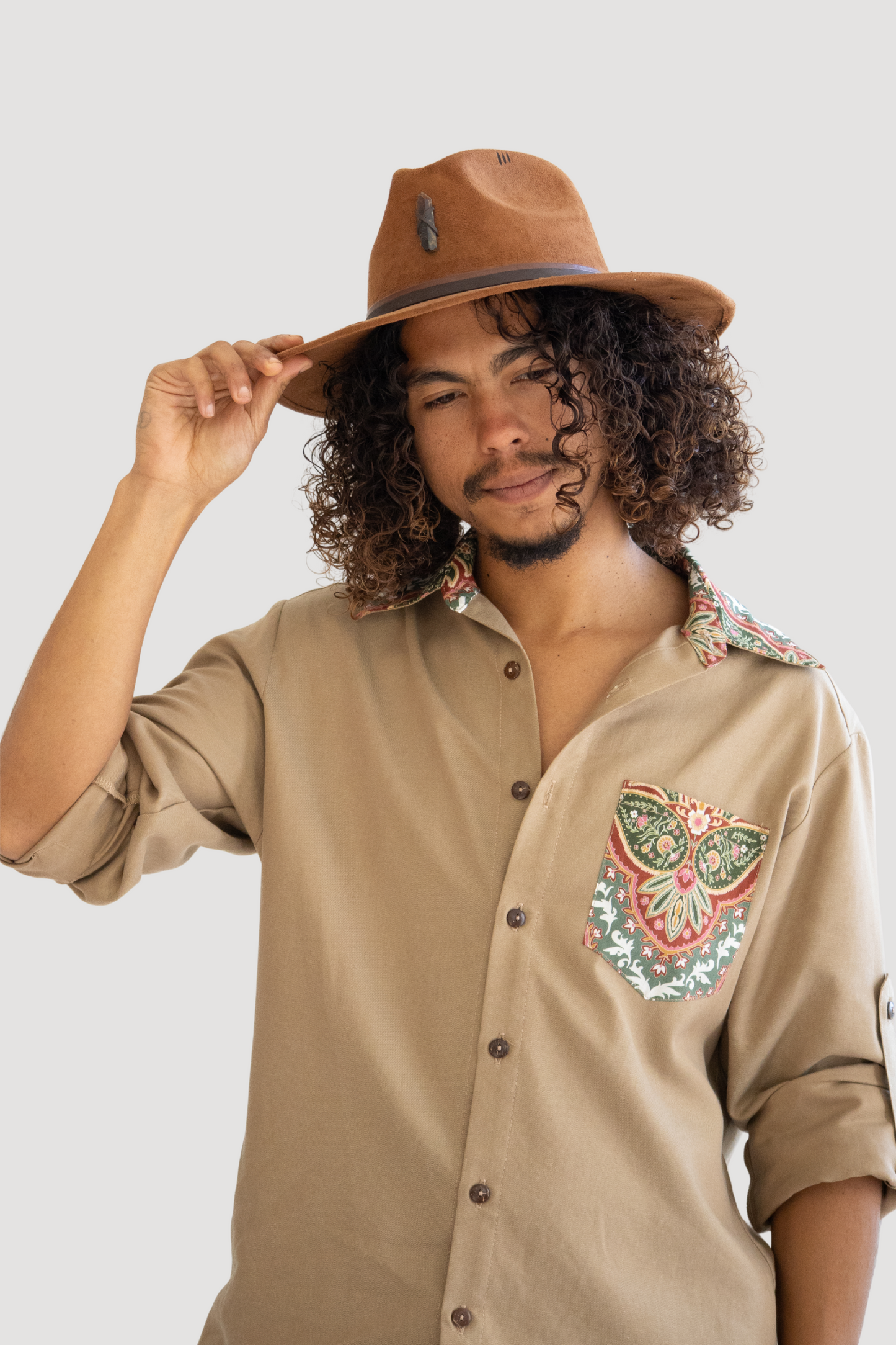 Desert Dune Long Sleeve Shirt | Desert Spice | Camel