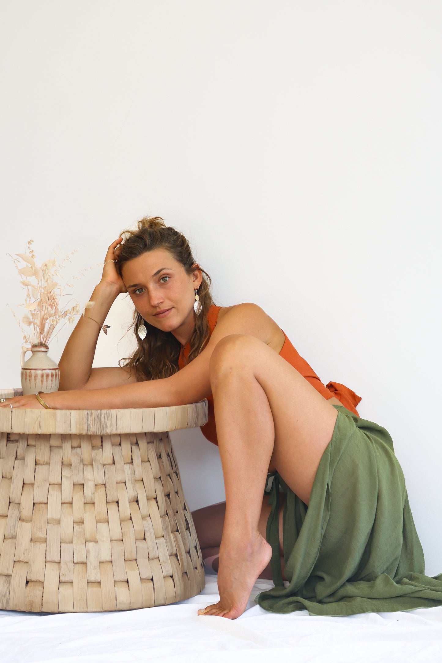 Elysian Halter Top | Terracotta