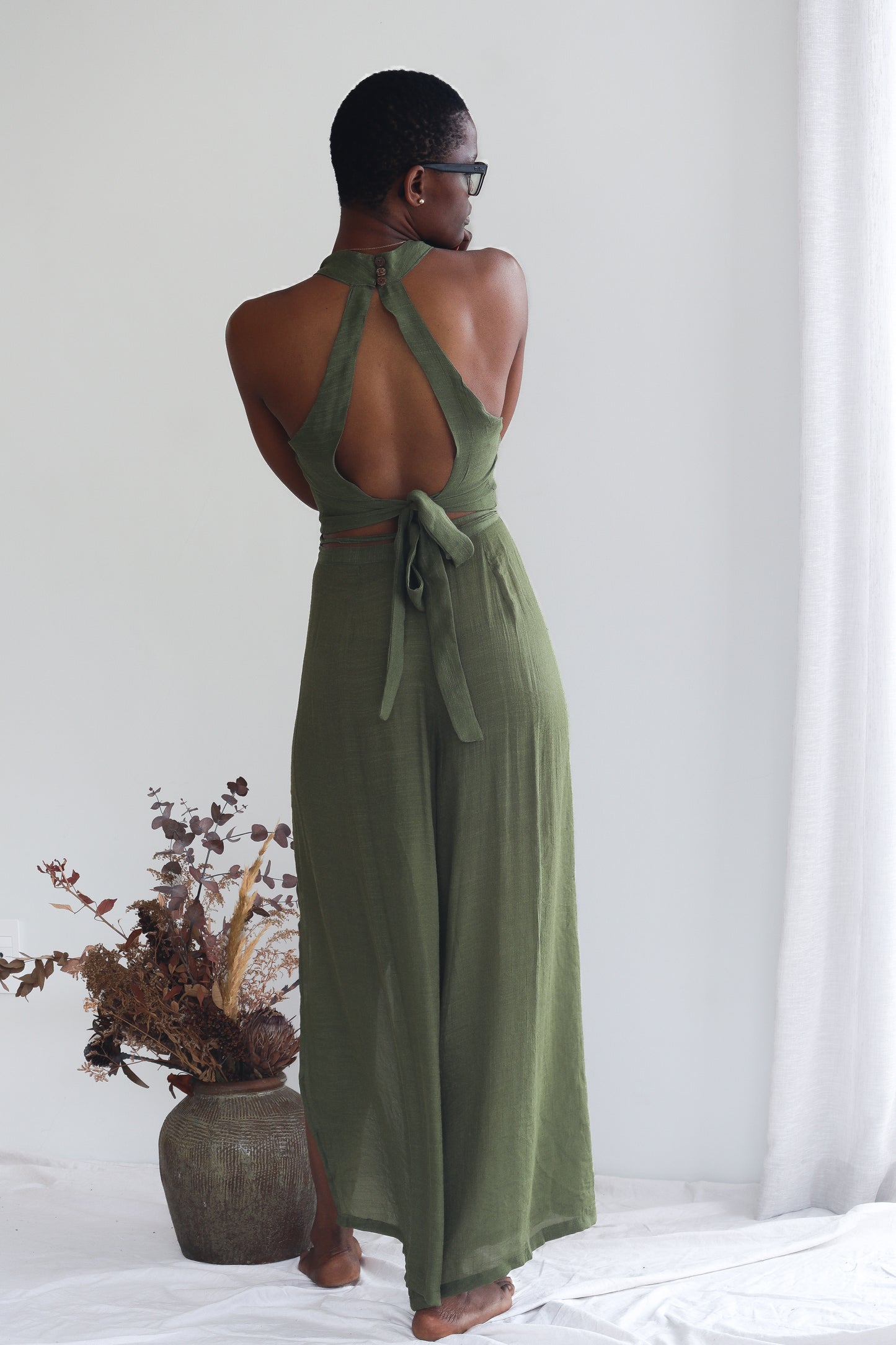 Bamboo Breeze Wrap Pants | Ivy