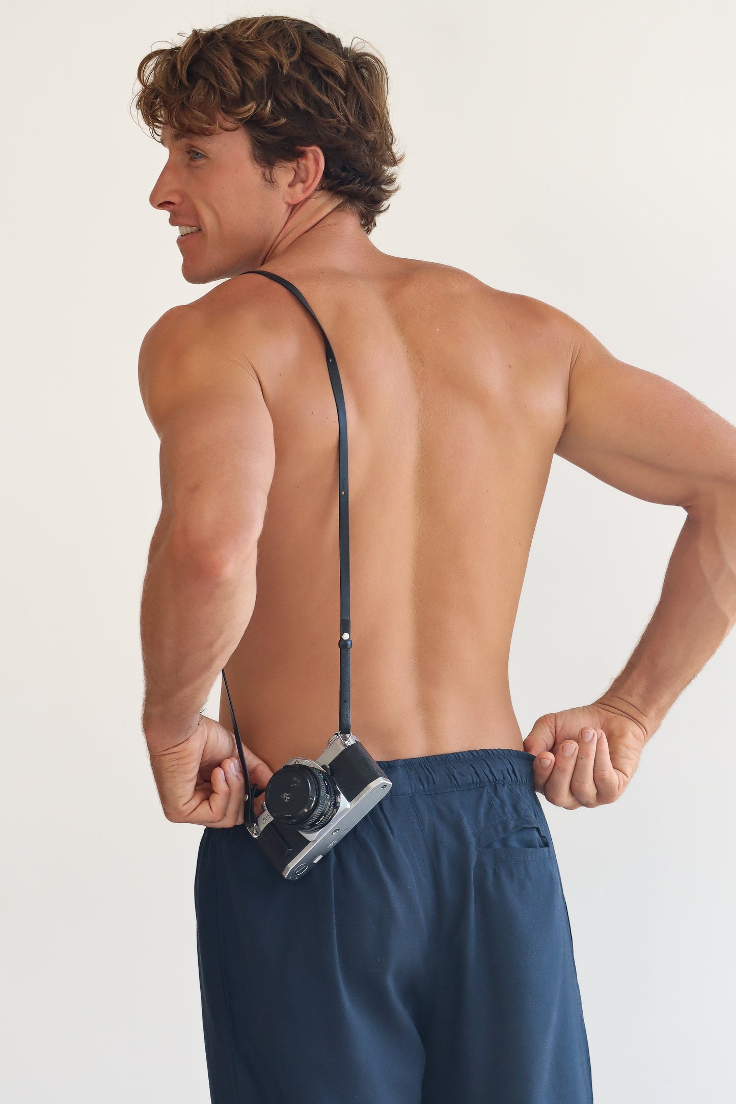 Nomad Linen Trousers | Midnight