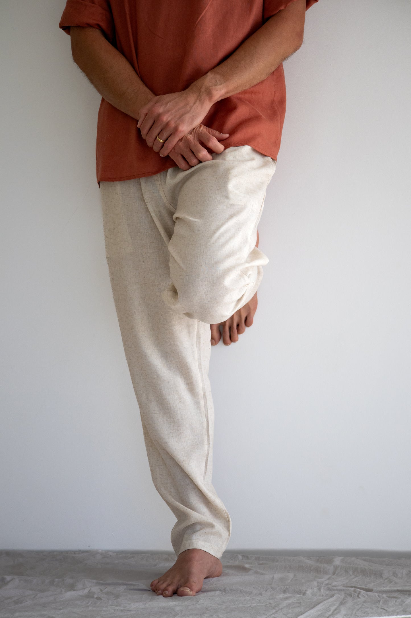 Nomad Linen Trousers | Oatmeal