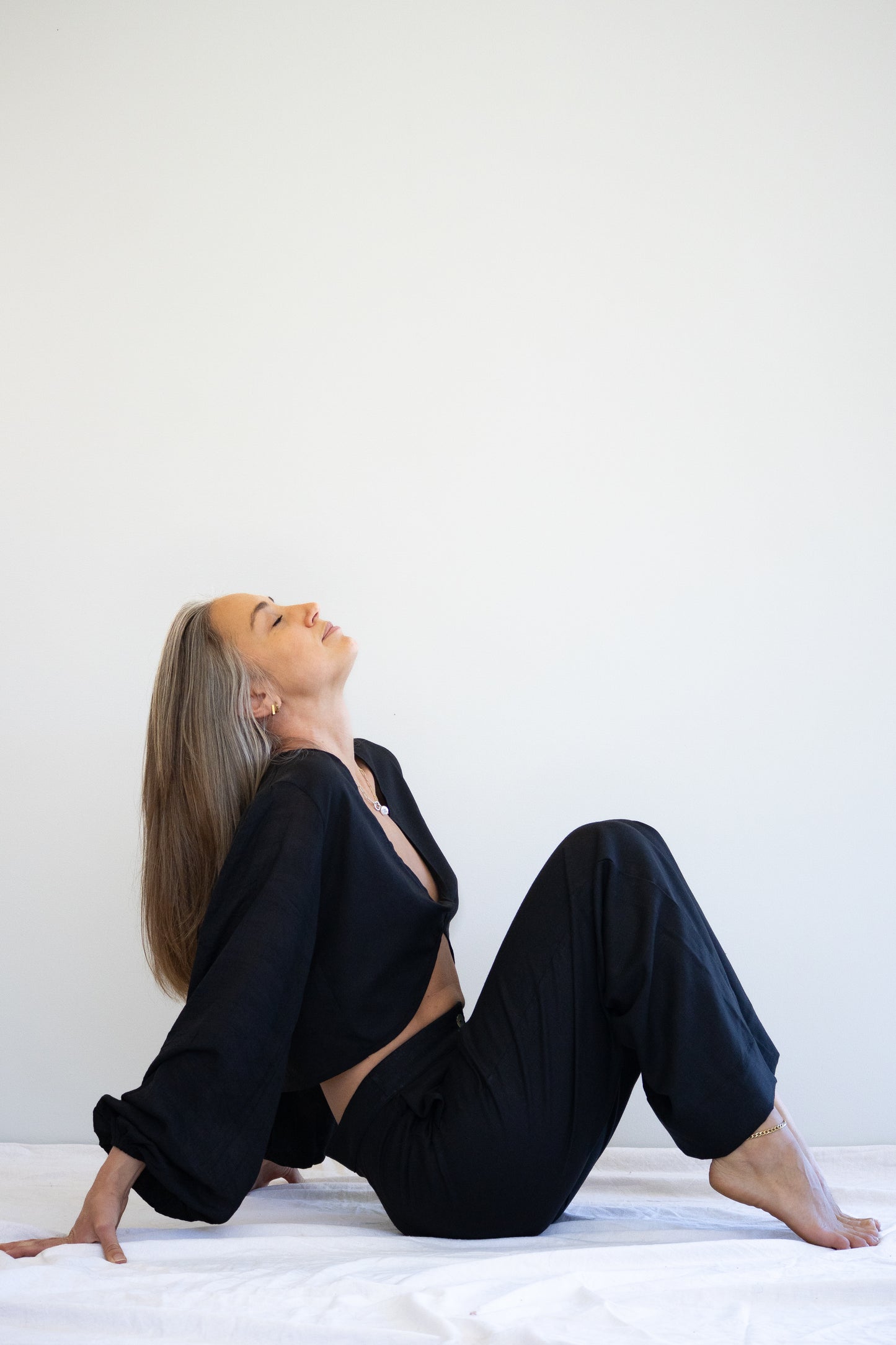 Twilight Twist Top | Charcoal