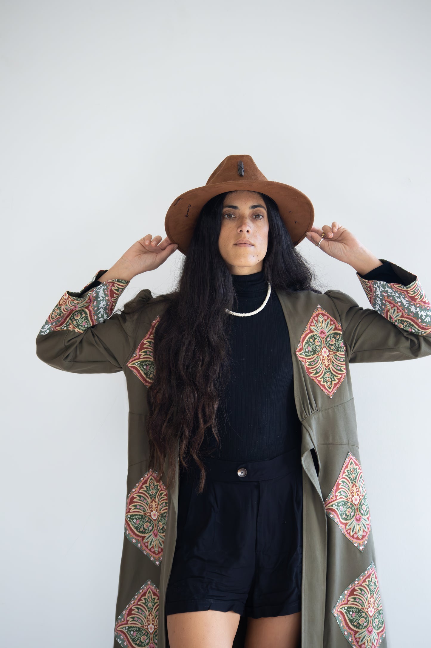 Desert Spice Winter Kimono | Olive