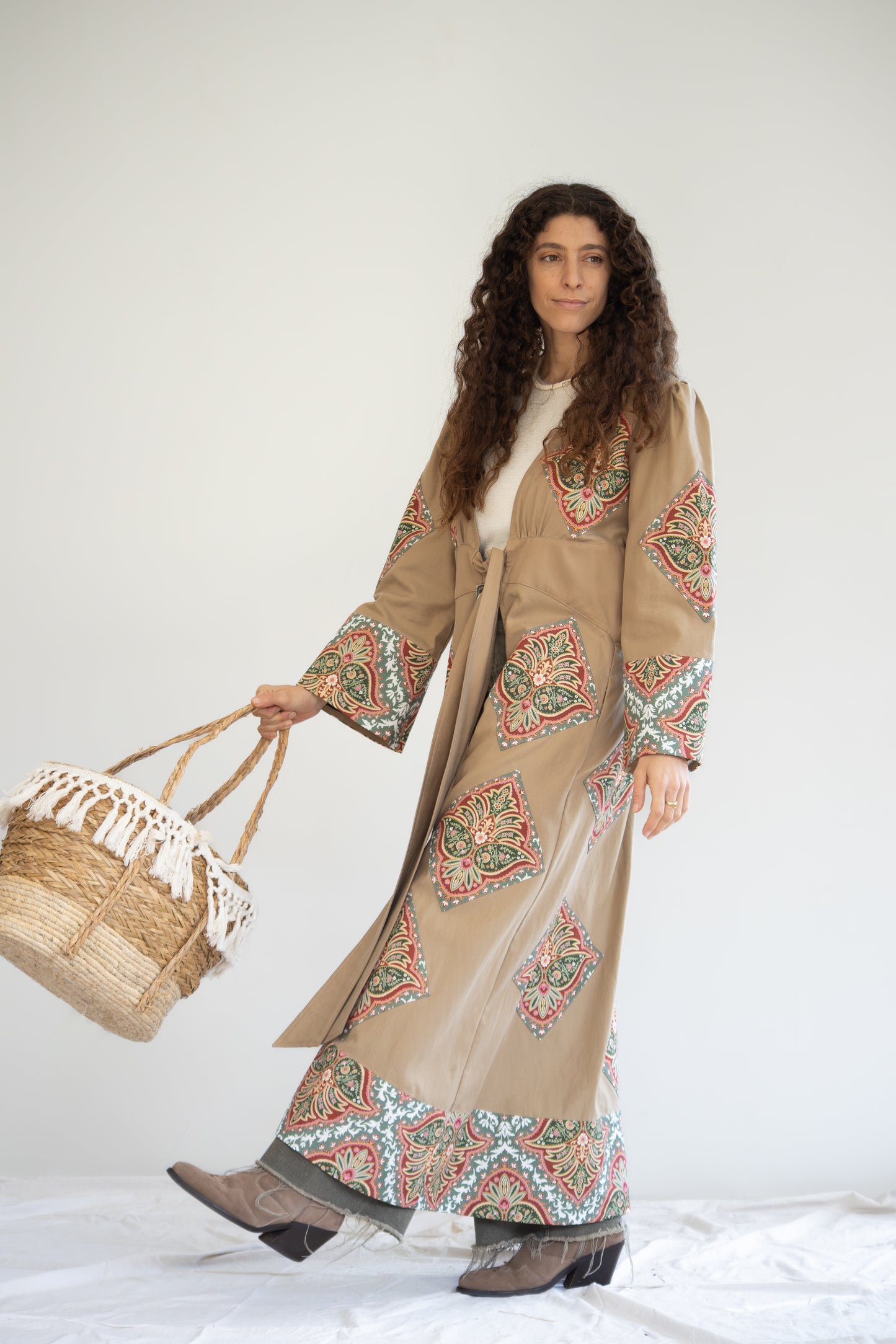 Desert Spice Winter Kimono | Camel