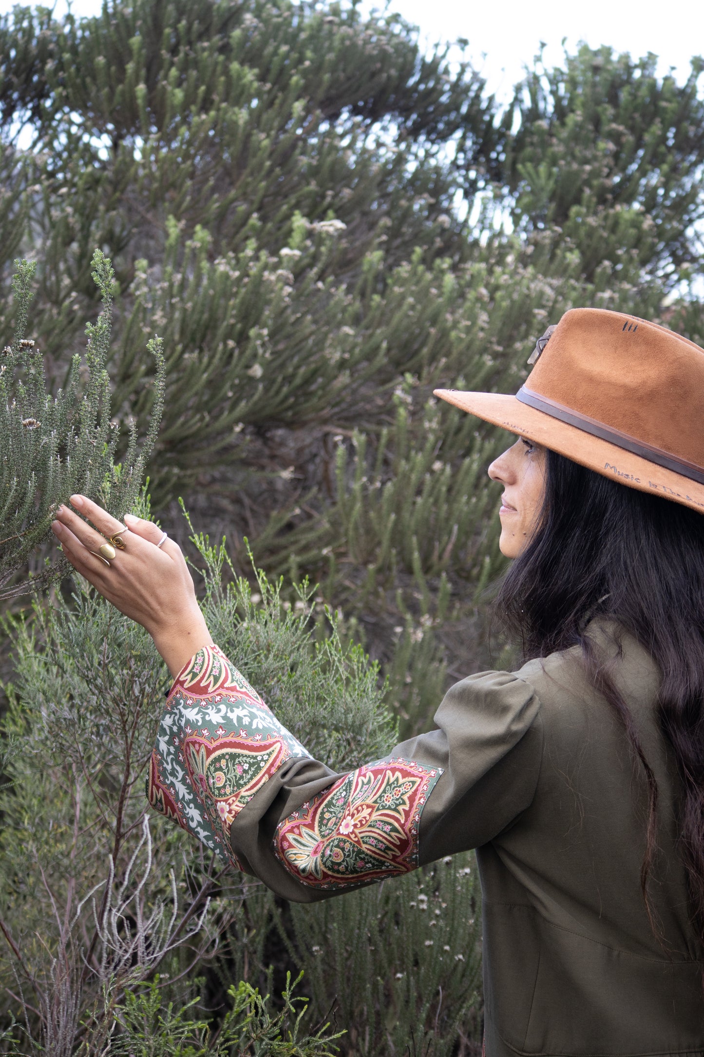 Desert Spice Winter Kimono | Olive