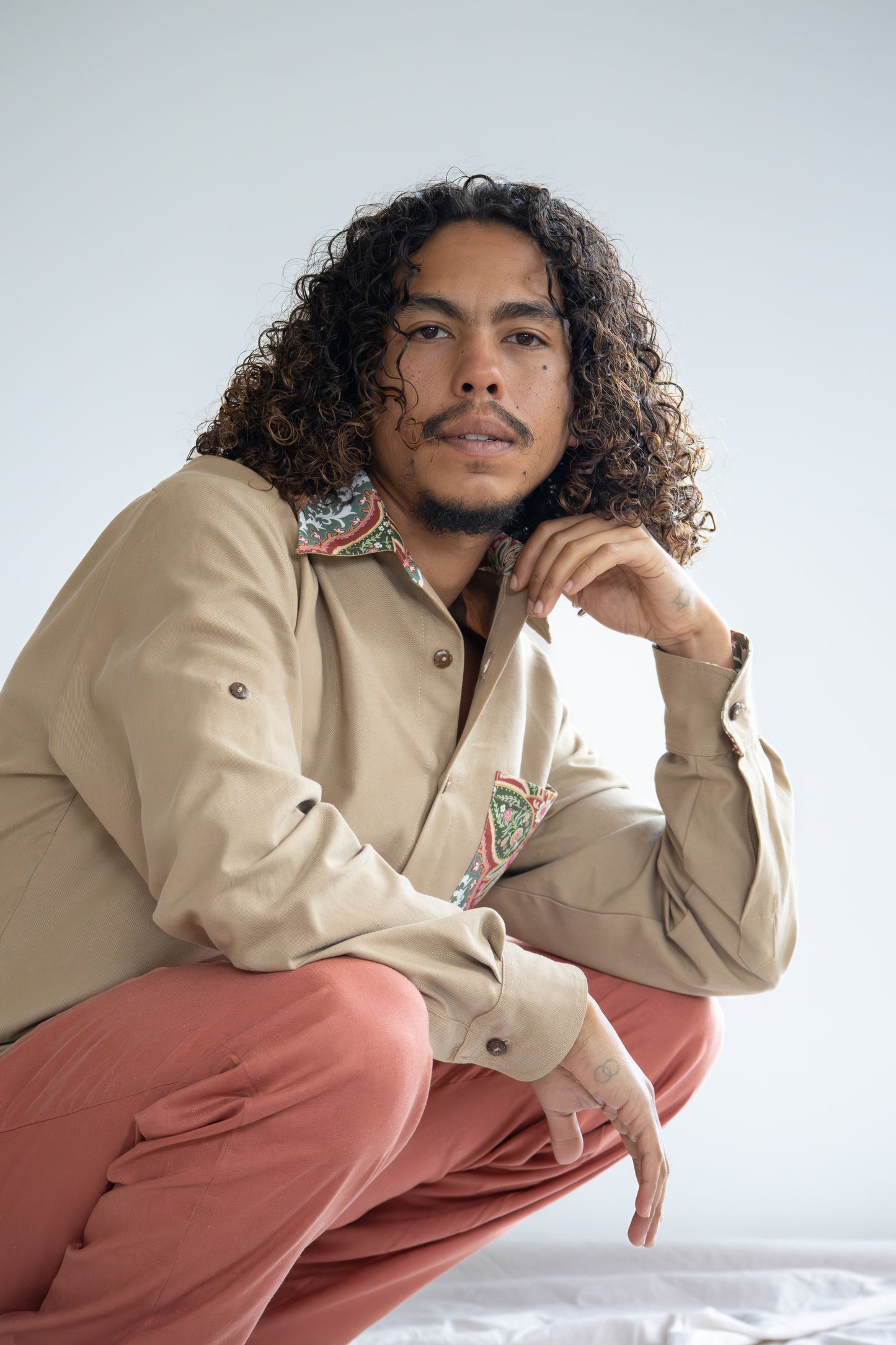 Desert Dune Long Sleeve Shirt | Desert Spice | Camel