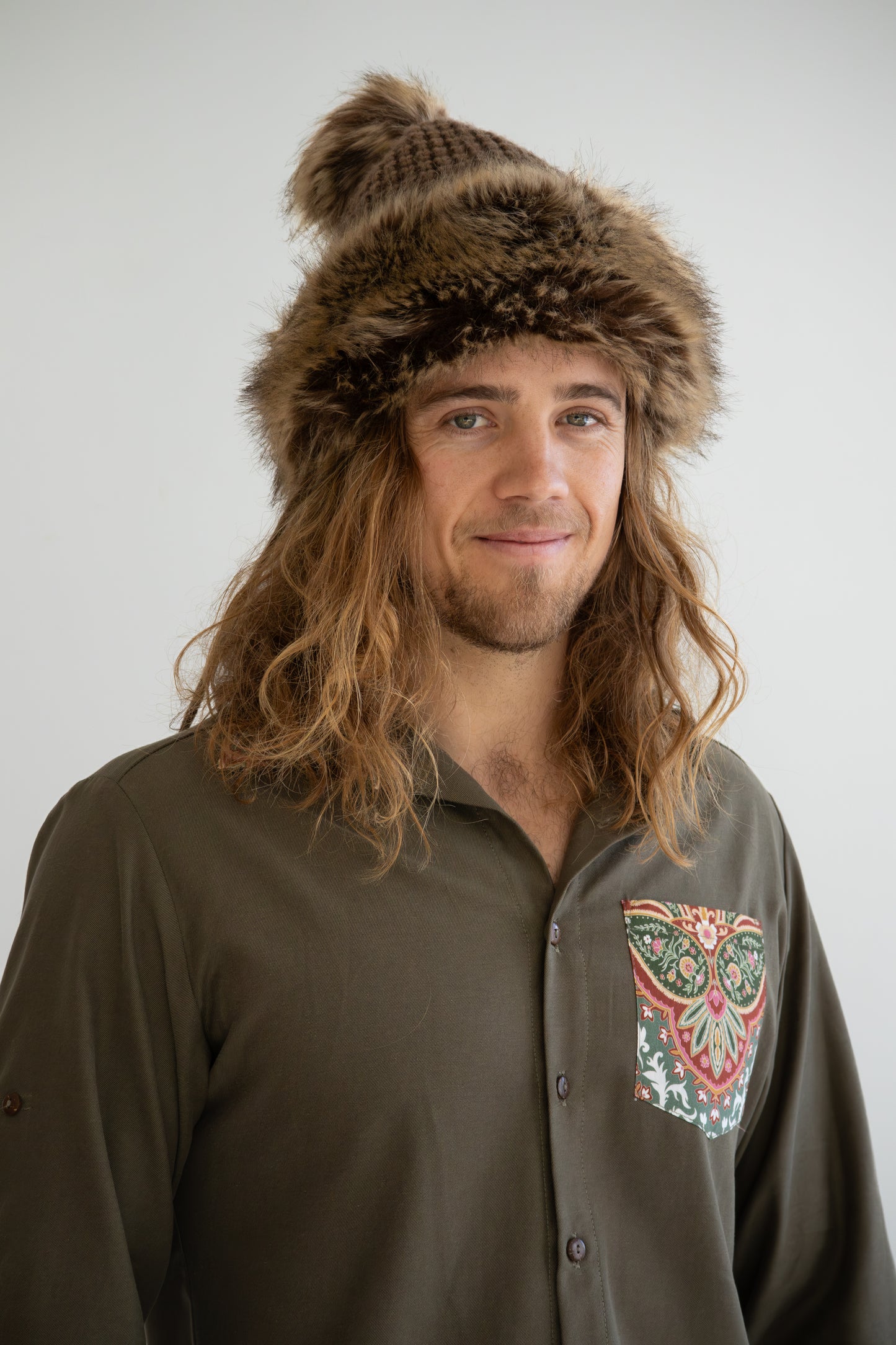 Desert Dune Long Sleeve Shirt | Desert Spice | Olive