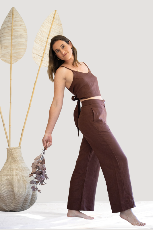 Dune Drift Top | Baobab Brown
