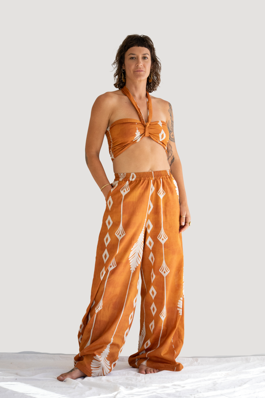 Horizon Trousers | Terracotta Fans