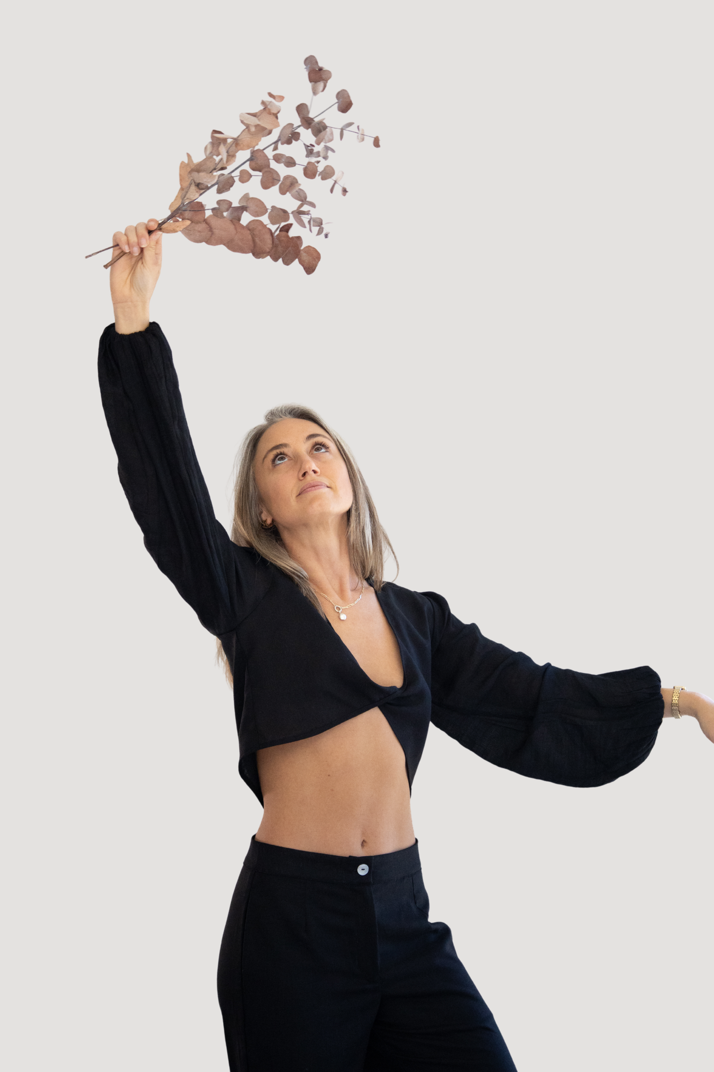 Twilight Twist Top | Charcoal