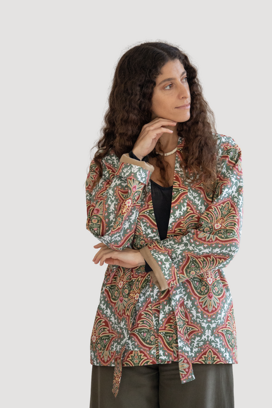 Marrakesh Reversible Jacket | Desert Spice | Camel