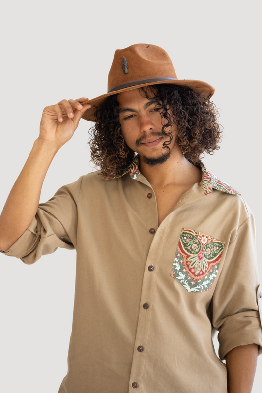 Desert Dune Long Sleeve Shirt | Desert Spice | Camel