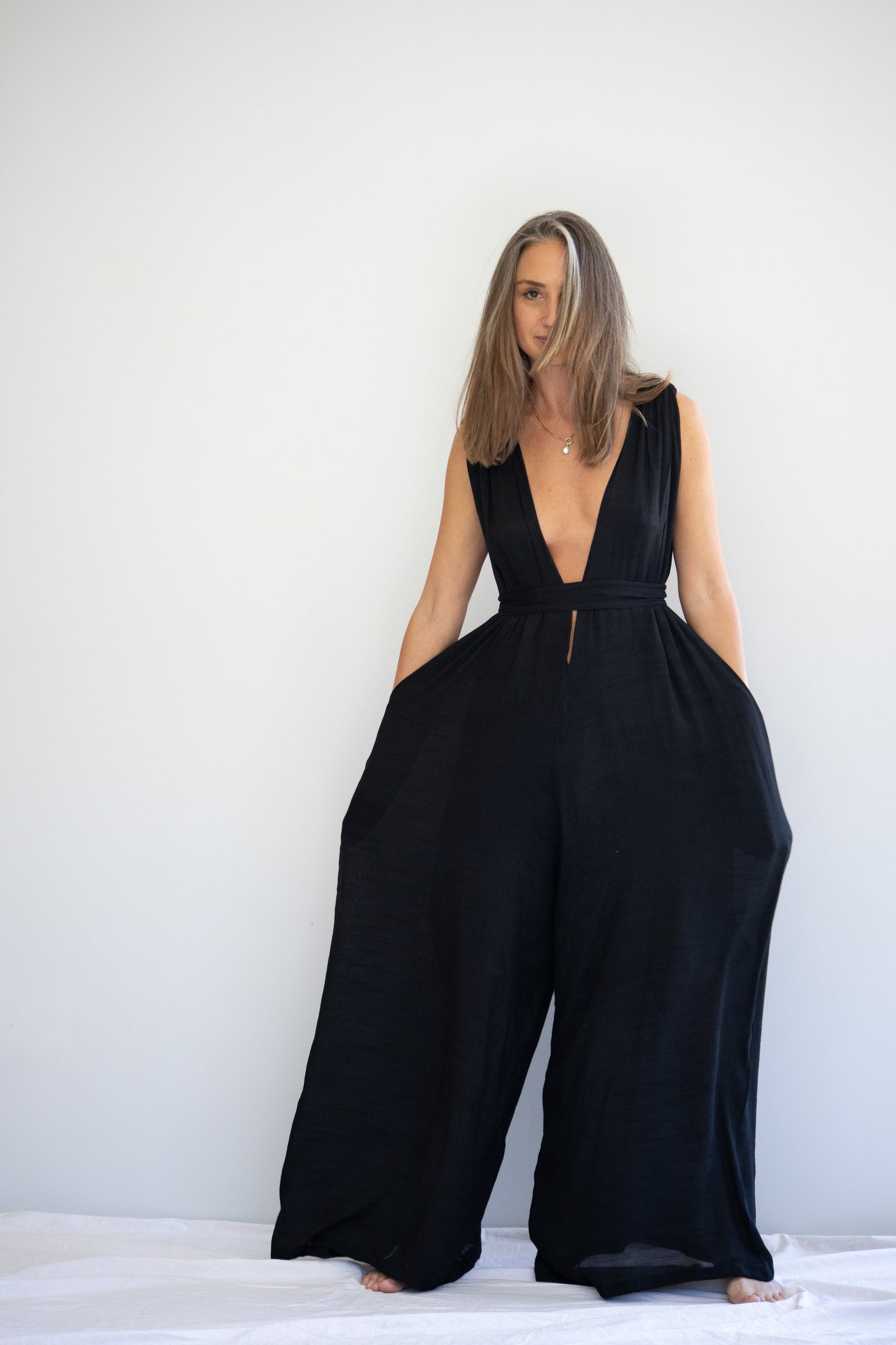 Aurelia Jumpsuit | Onyx