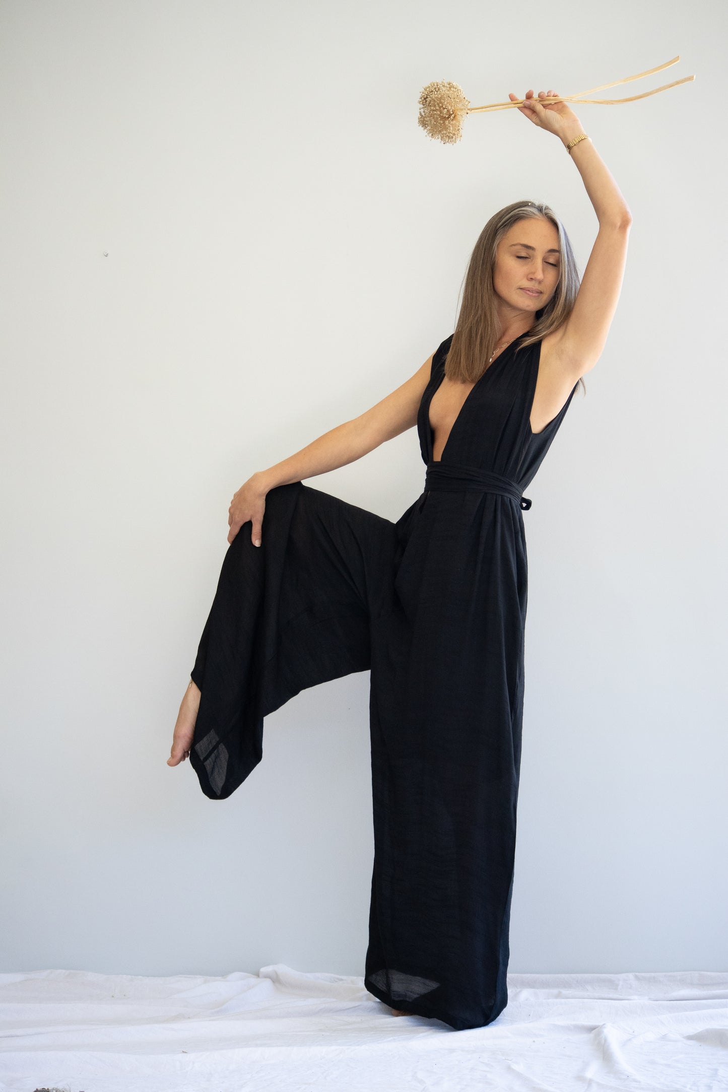 Aurelia Jumpsuit | Onyx