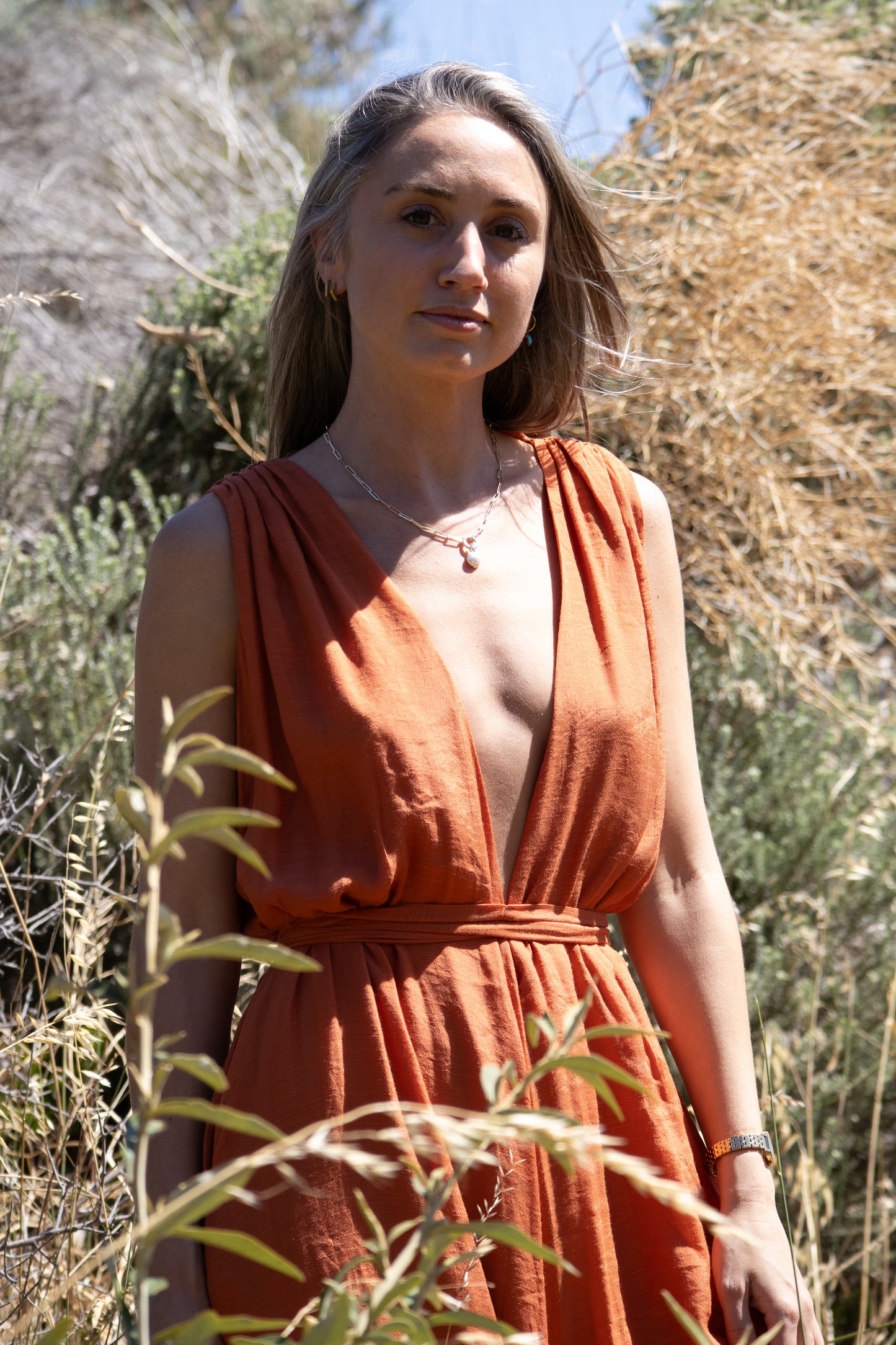 Aurelia Jumpsuit | Terracotta