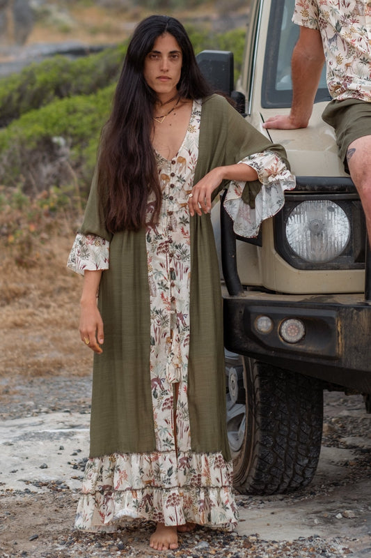 Ethereal Bamboo Kimono Dress | Lemur Adventures | Ivy
