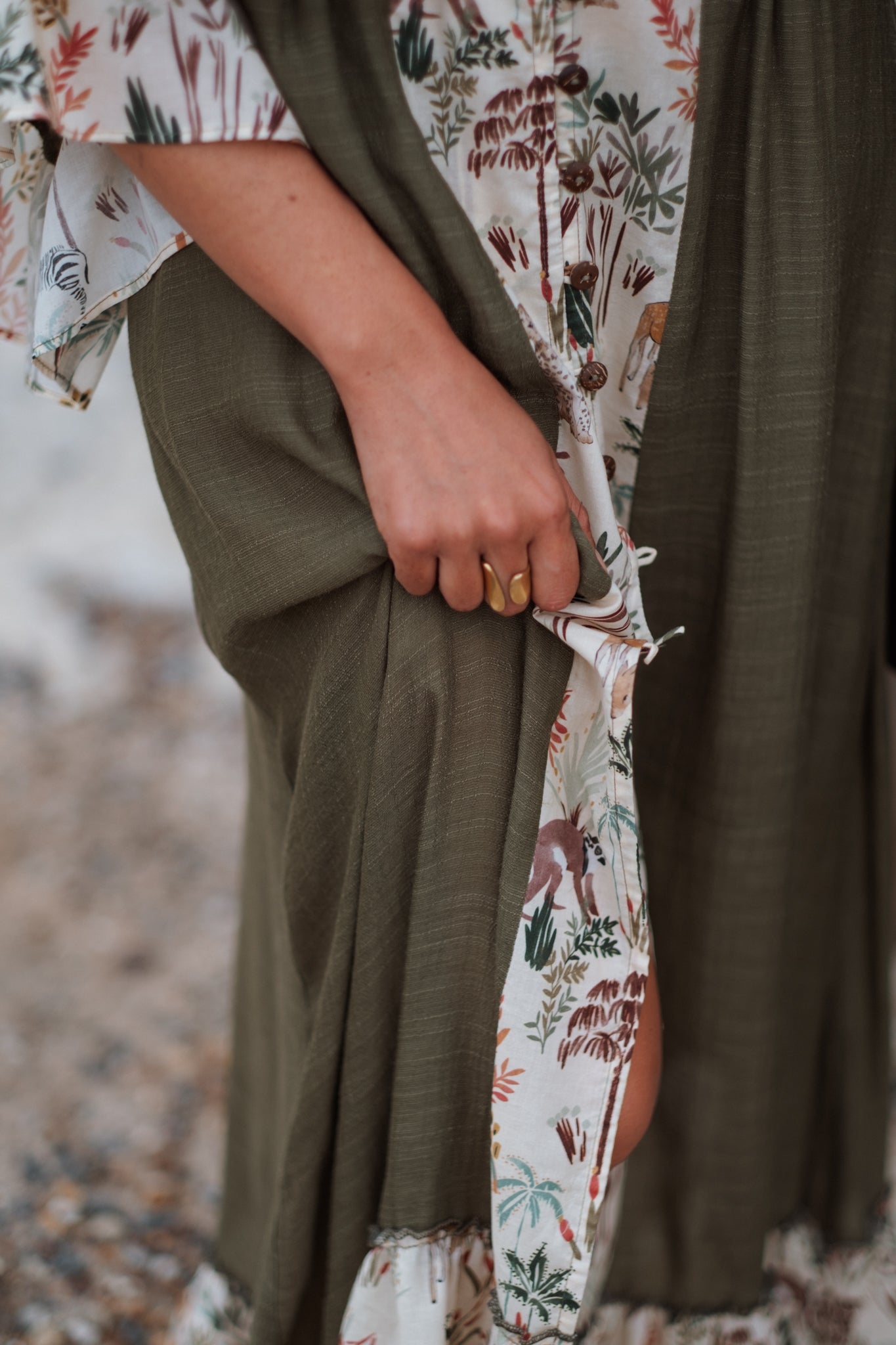 Ethereal Bamboo Kimono Dress | Lemur Adventures | Ivy