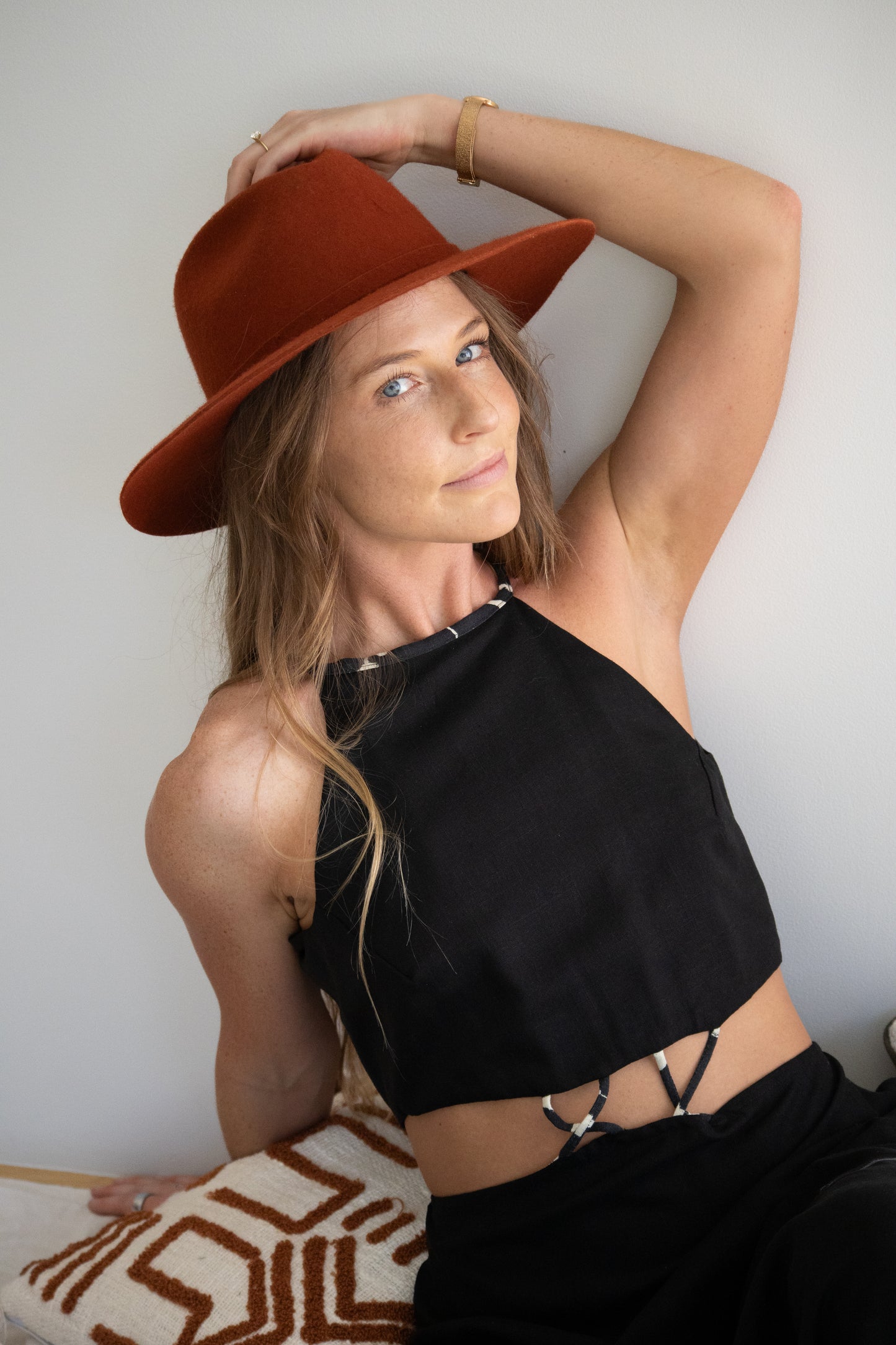 Desert Flame Dress | Charcoal with Zebra