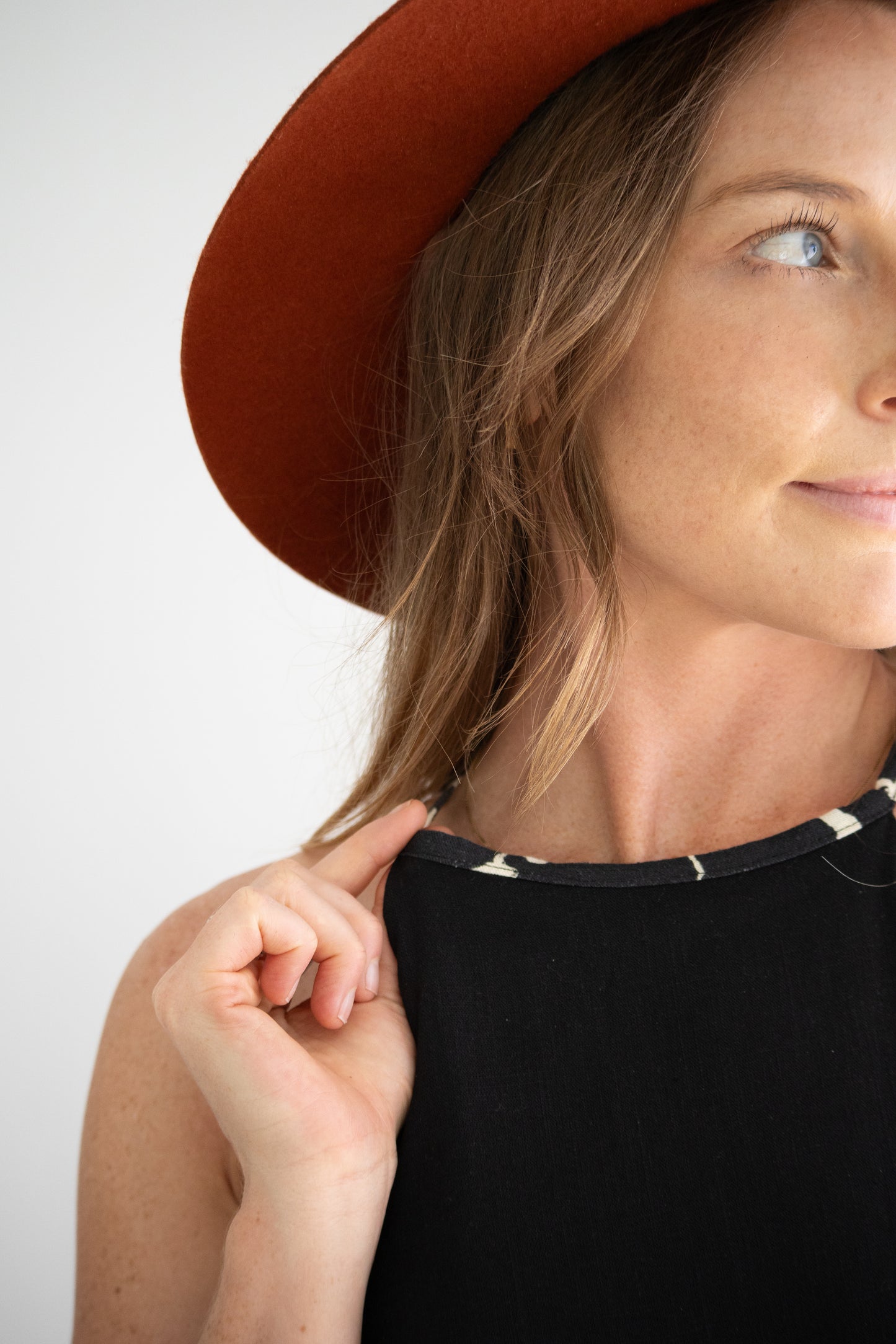 Desert Flame Dress | Charcoal with Zebra