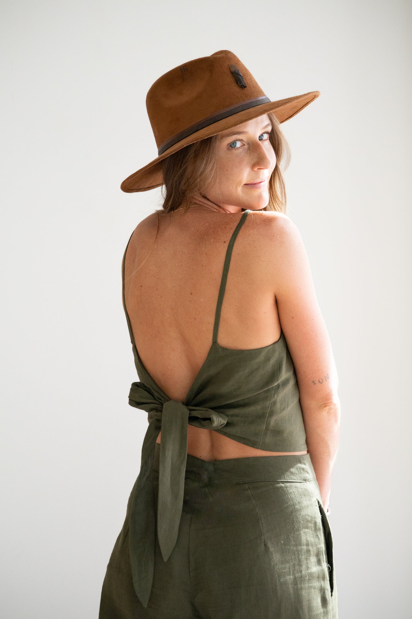 Dune Drift Top | Khaki Green