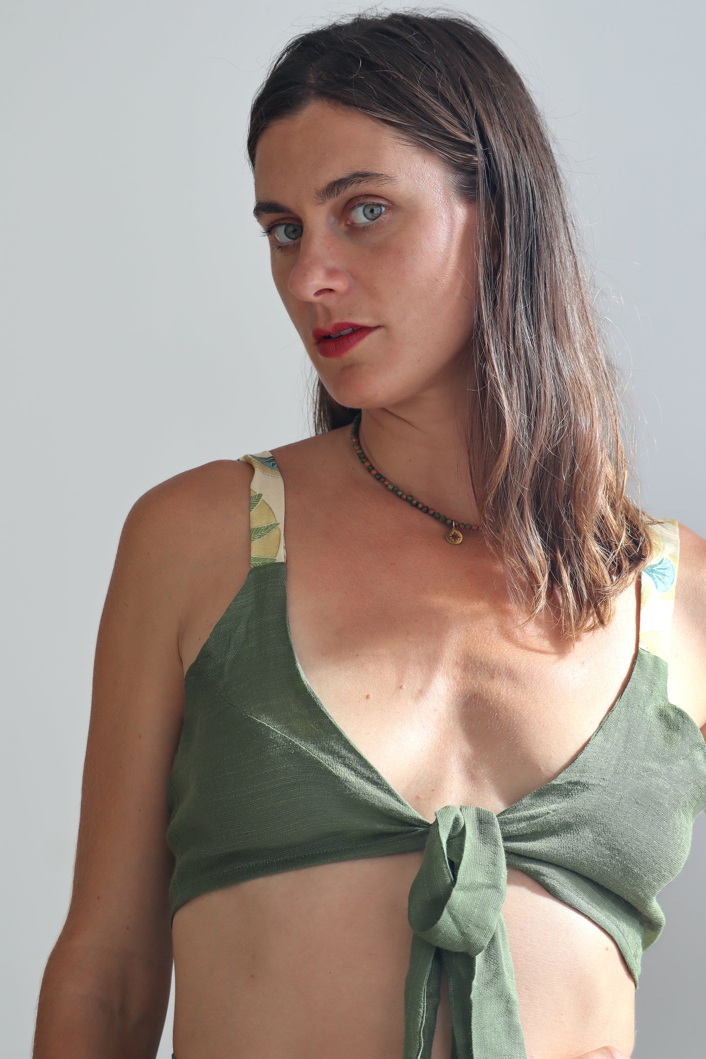 Eco-Chic Tie Top | Tribal Tropics | Ivy