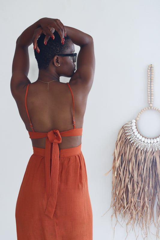 Goddess Dress | Terracotta
