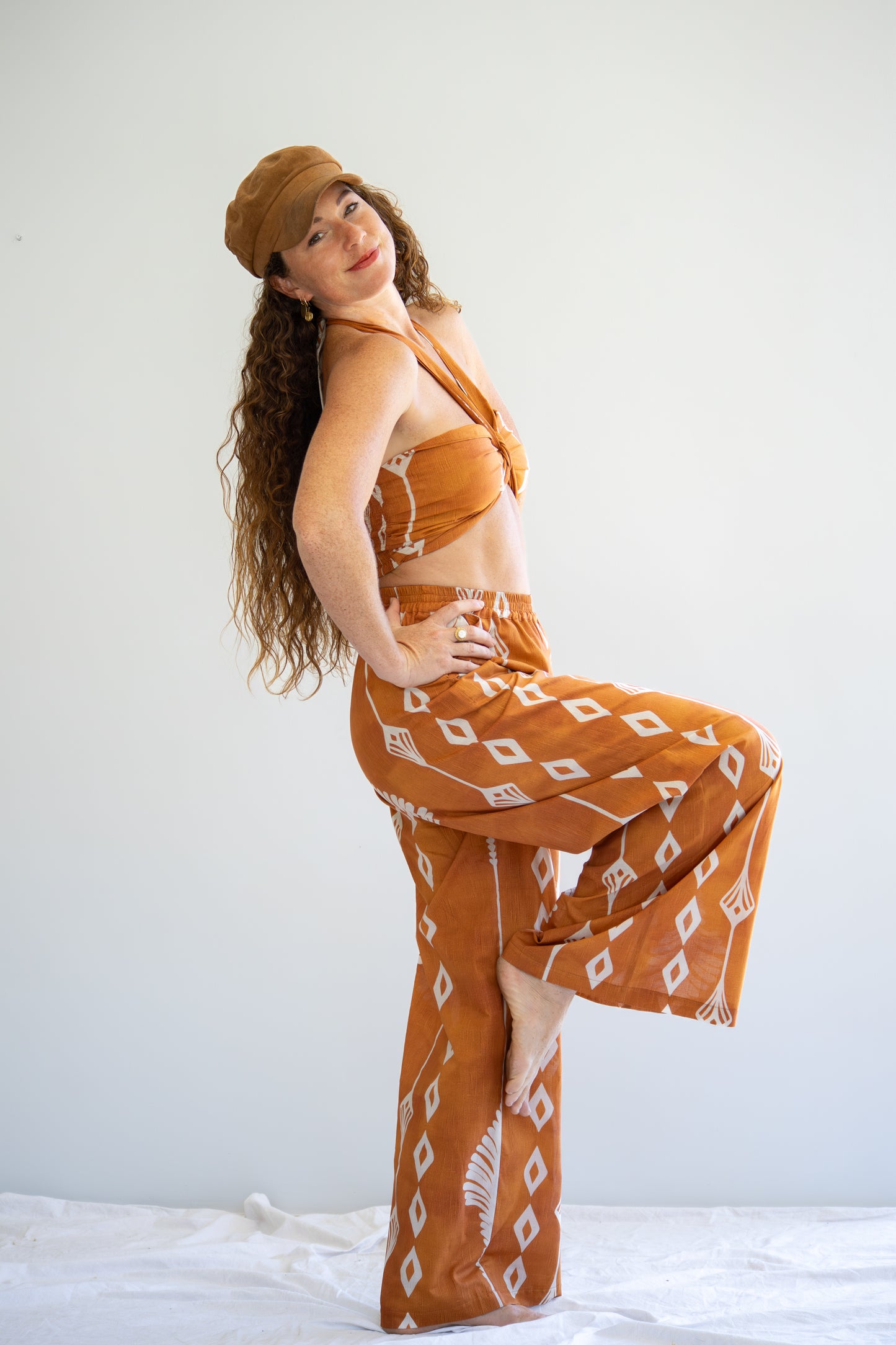 Horizon Trousers | Terracotta Fans