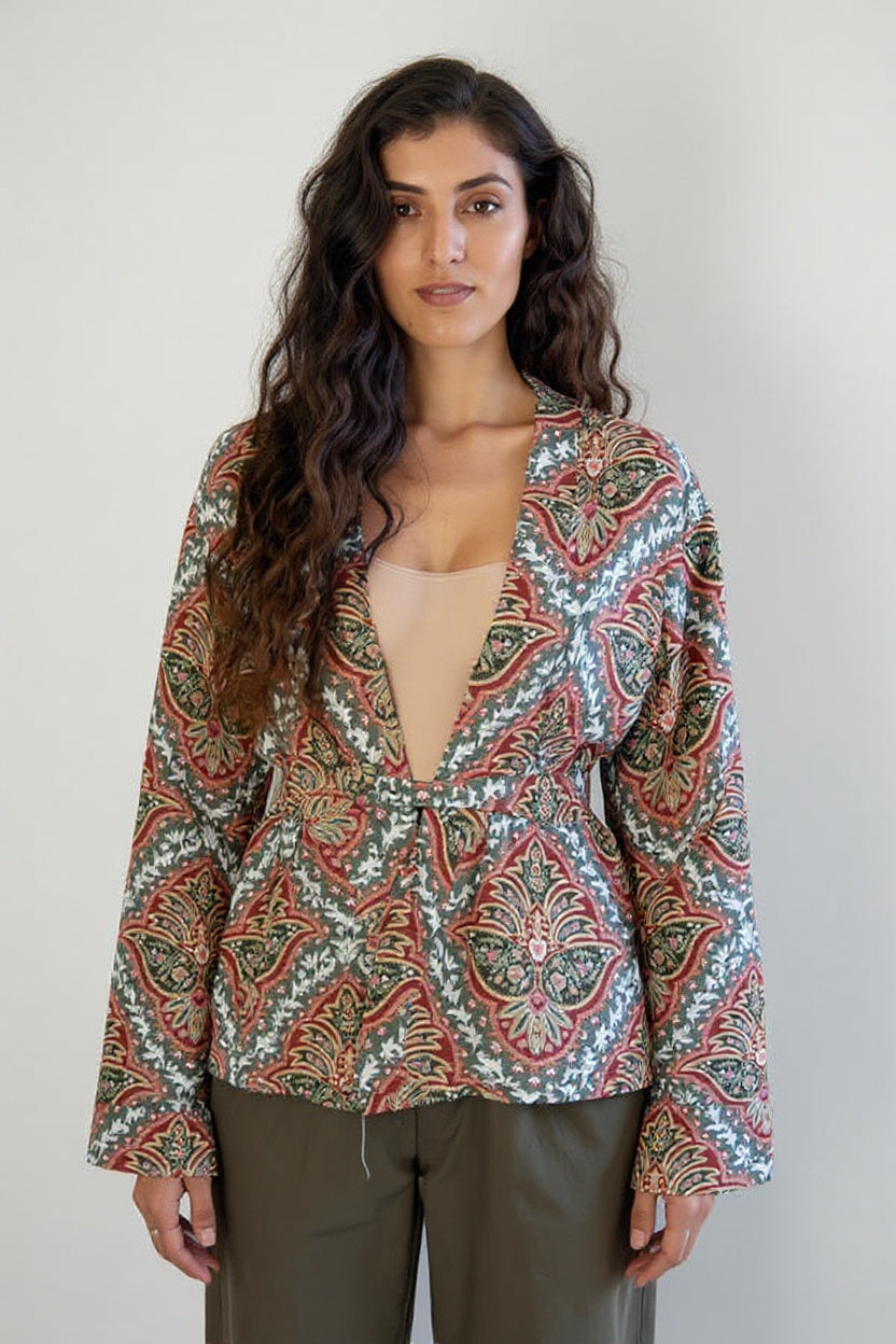 Marrakesh Reversible Jacket | Desert Spice | Olive