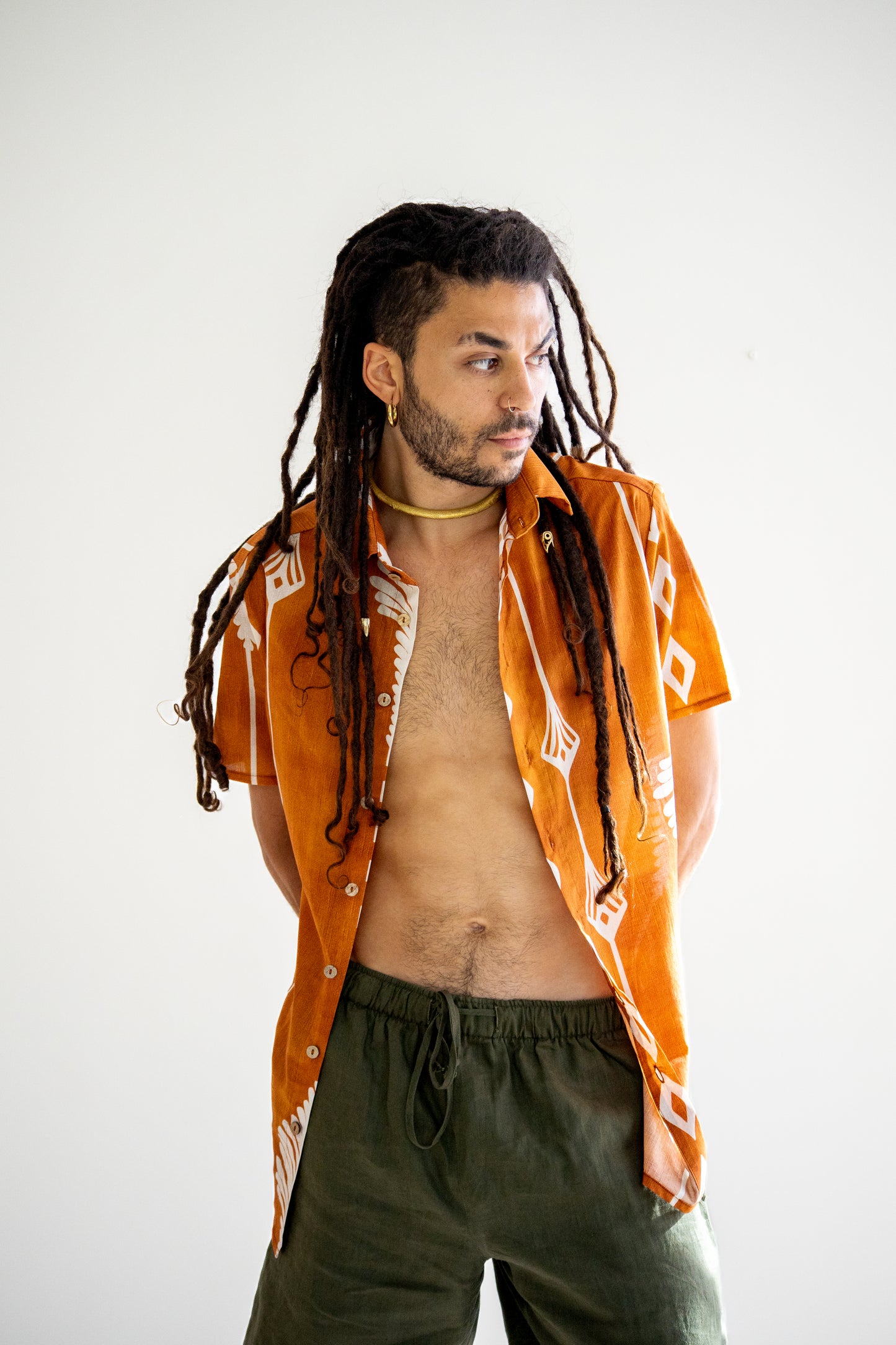 Forage Shirt | Terracotta Fans