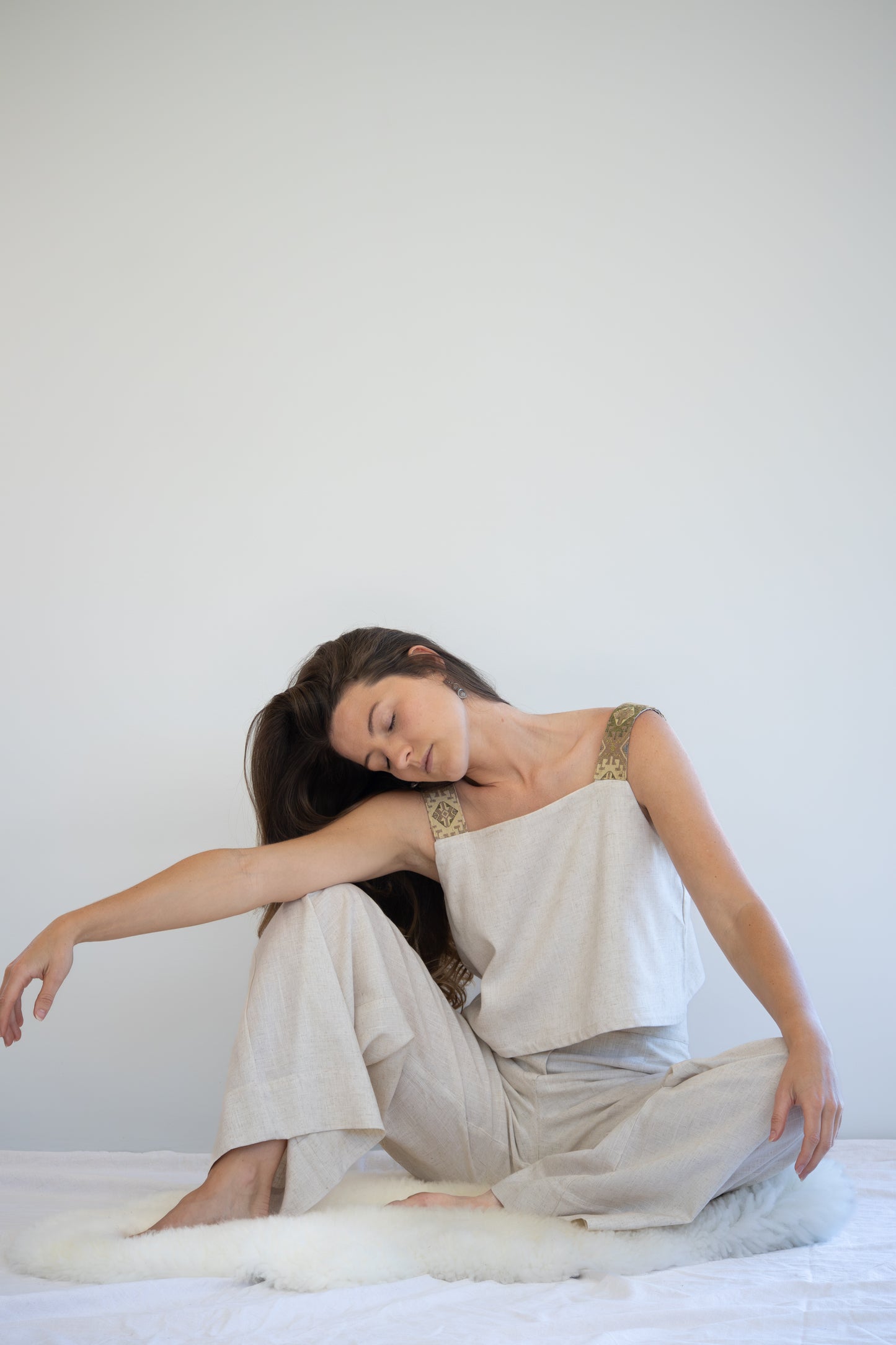 Sahara Weave Crop | Ivory Sand