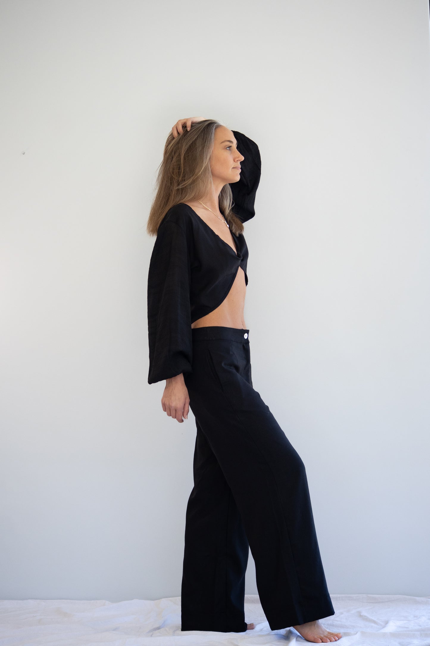 Twilight Twist Top | Charcoal