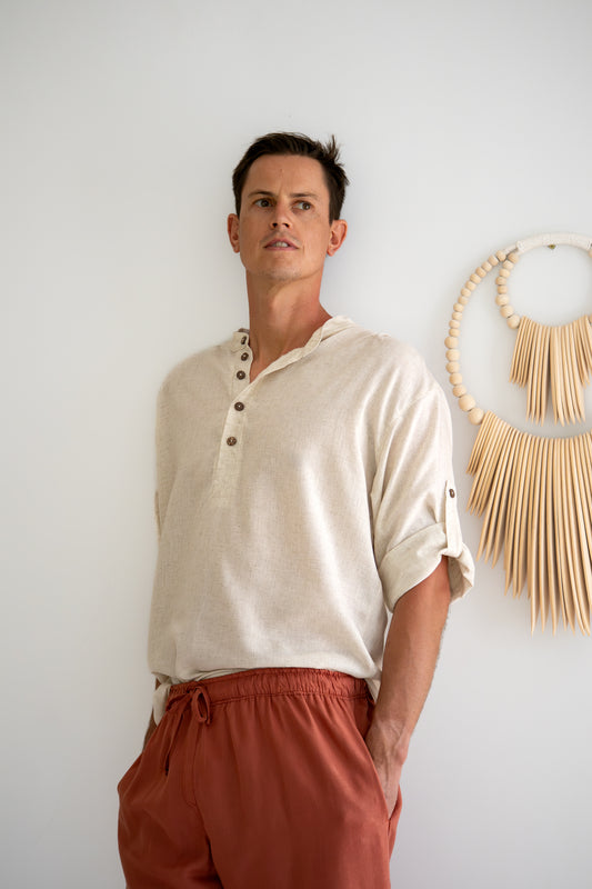 Voyager Linen Shirt | Oatmeal