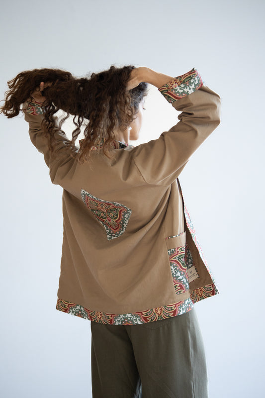 Marrakesh Reversible Jacket | Desert Spice | Camel
