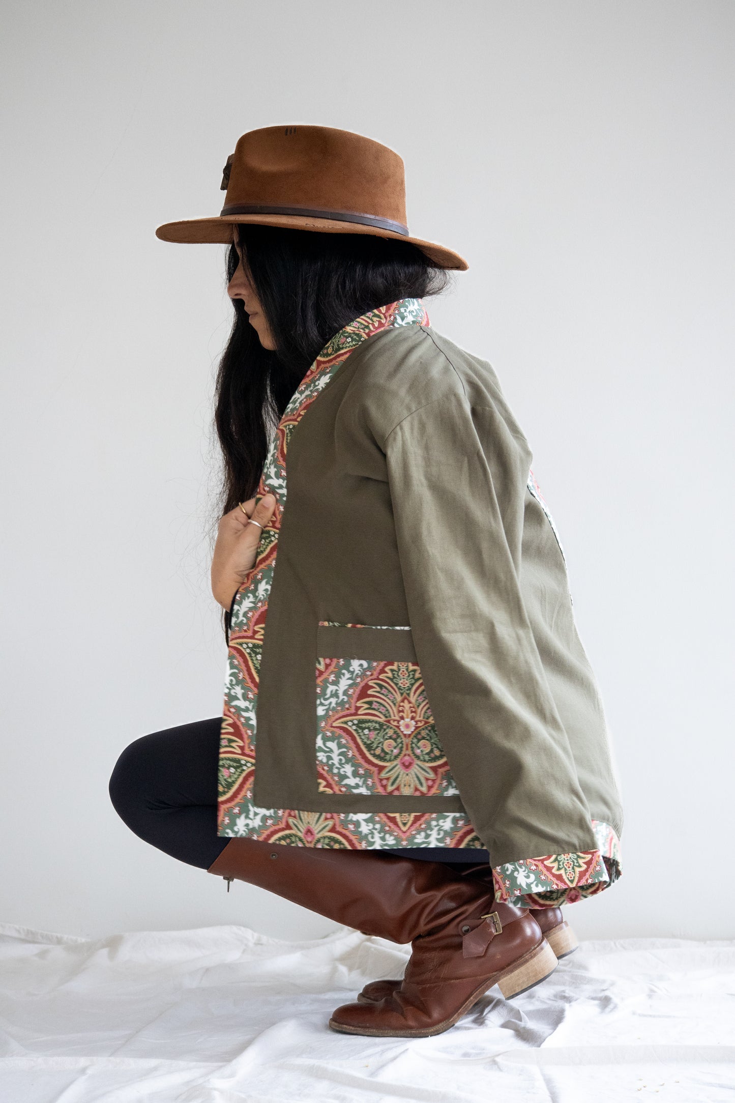 Marrakesh Reversible Jacket | Desert Spice | Olive